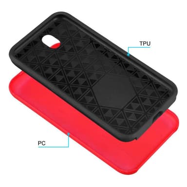 Samsung Galaxy J5 2017 Skal Fodral Case (Röd)