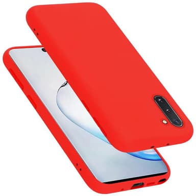 Samsung Galaxy NOTE 10 Skal Fodral Case (Röd)