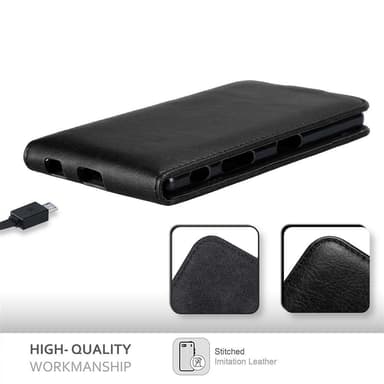 Sony Xperia Z5 Flipfodral Skal (Svart)
