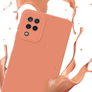 Samsung Galaxy A12 / M12 Skal Fodral Case (Orange)