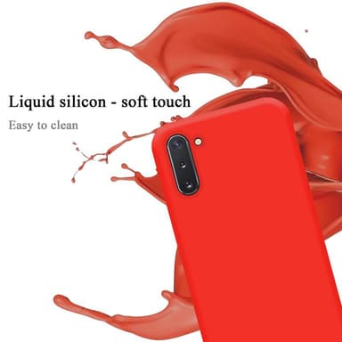 Samsung Galaxy NOTE 10 Skal Fodral Case (Röd)