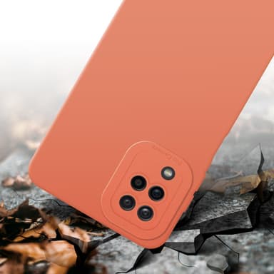 Samsung Galaxy A12 / M12 Skal Fodral Case (Orange)