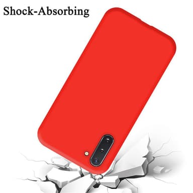 Samsung Galaxy NOTE 10 Skal Fodral Case (Röd)