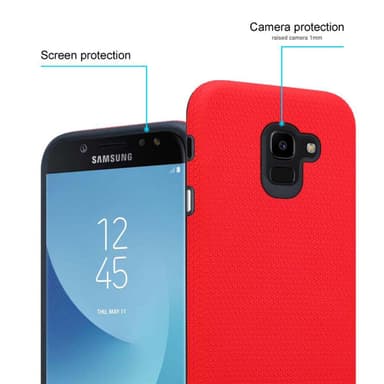 Samsung Galaxy J5 2017 Skal Fodral Case (Röd)