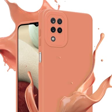 Samsung Galaxy A12 / M12 Skal Fodral Case (Orange)