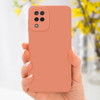 Samsung Galaxy A12 / M12 Skal Fodral Case (Orange)