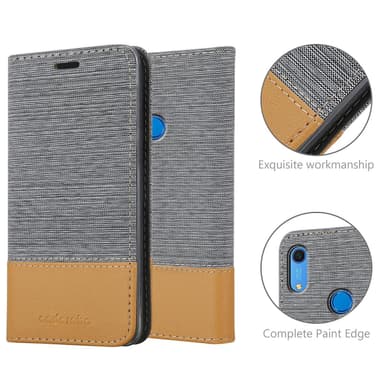 Huawei Y6S Plånboksfodral Skal (Grå)