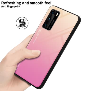 Huawei P40 Skal Fodral Case (Svart)