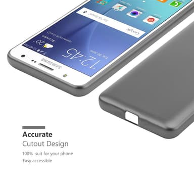 Skal Samsung Galaxy J7 2015 Fodral Case (Grå)