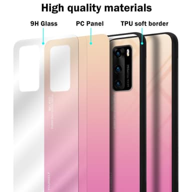Huawei P40 Skal Fodral Case (Svart)