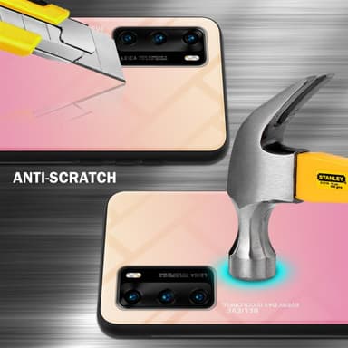 Huawei P40 Skal Fodral Case (Svart)
