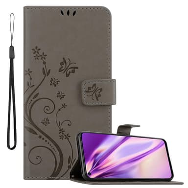 Huawei NOVA 4 Plånboksfodral Skal (Grå)