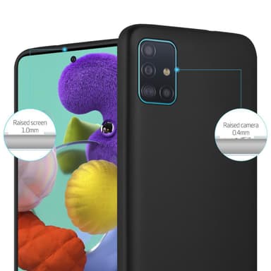 Skal Samsung Galaxy A51 5G Fodral Case (Svart)