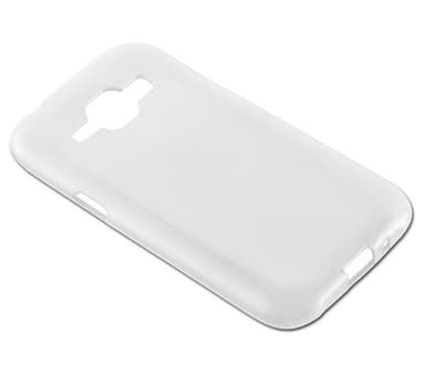 Samsung Galaxy J1 2015 Skal Fodral Case (Silver)
