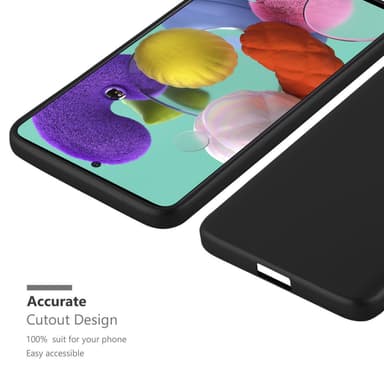 Skal Samsung Galaxy A51 5G Fodral Case (Svart)