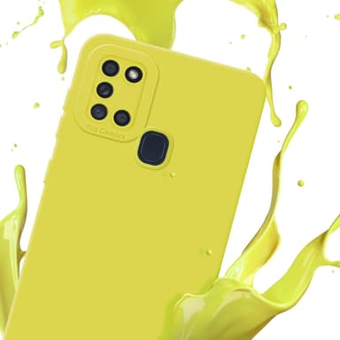 Samsung Galaxy A21s Skal Fodral Case (Gul)
