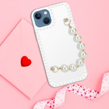iPhone 13 Skal Fodral Case (Vit)