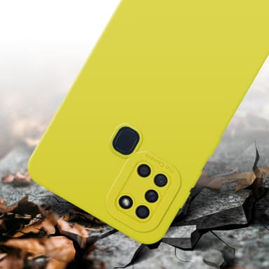 Samsung Galaxy A21s Skal Fodral Case (Gul)