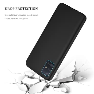 Skal Samsung Galaxy A51 5G Fodral Case (Svart)