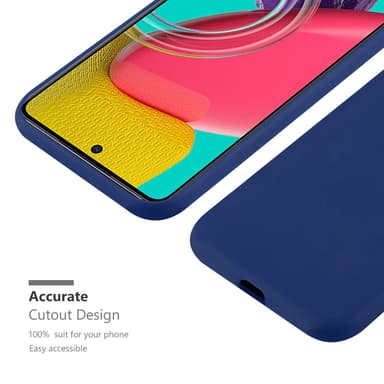 Skal Samsung Galaxy M53 5G Fodral Case (Blå)