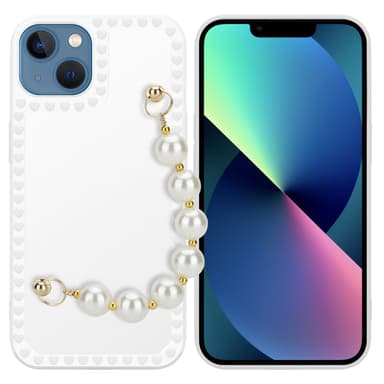 iPhone 13 Skal Fodral Case (Vit)