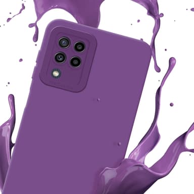 Samsung Galaxy M22 / M32 4G Skal Fodral Case (Lila)