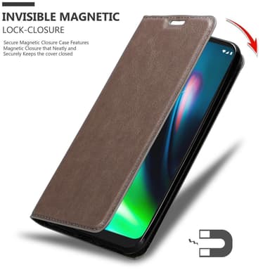 Motorola MOTO G9 PLAY Skal Fodral Case (Brun)
