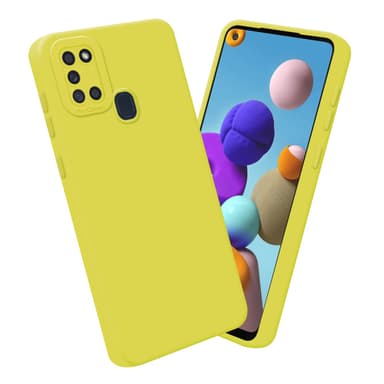 Samsung Galaxy A21s Skal Fodral Case (Gul)