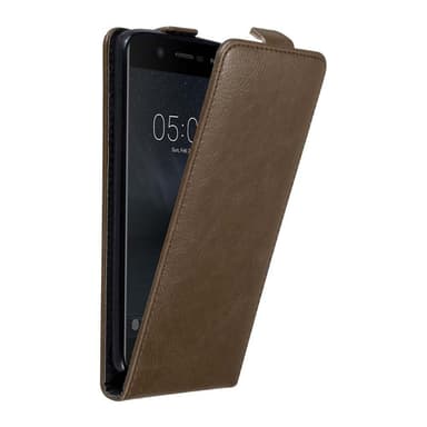 Nokia 5 2017 Flipfodral Skal (Brun)