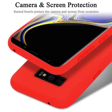 Samsung Galaxy NOTE 9 Skal Fodral Case (Röd)