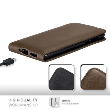 Nokia 5 2017 Flipfodral Skal (Brun)