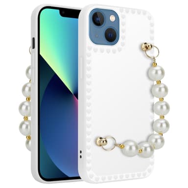 iPhone 13 Skal Fodral Case (Vit)