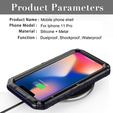 iPhone 11 PRO Skal Fodral Case (Svart)