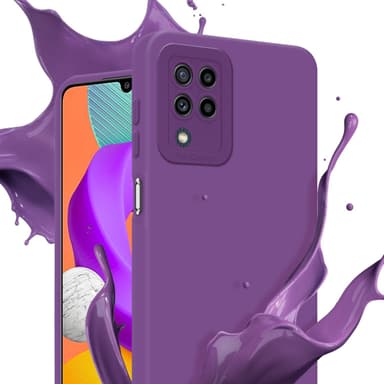 Samsung Galaxy M22 / M32 4G Skal Fodral Case (Lila)
