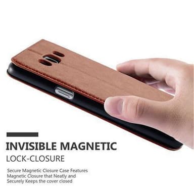 Samsung Galaxy J5 2015 Skal Fodral Case (Brun)