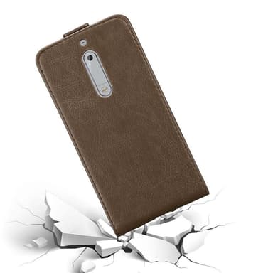 Nokia 5 2017 Flipfodral Skal (Brun)