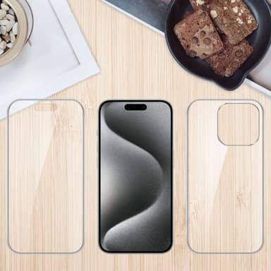 Skal iPhone 15 PRO Fodral Case (Genomskinlig)