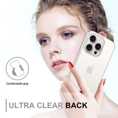 Skal iPhone 15 PRO Fodral Case (Genomskinlig)