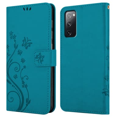 Samsung Galaxy S20 FE Plånboksfodral Skal (Blå)