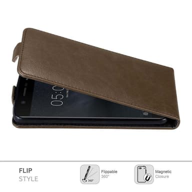 Nokia 5 2017 Flipfodral Skal (Brun)