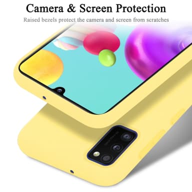 Samsung Galaxy A41 Skal Fodral Case (Gul)