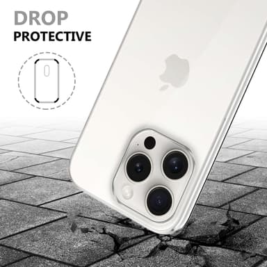 Skal iPhone 15 PRO Fodral Case (Genomskinlig)