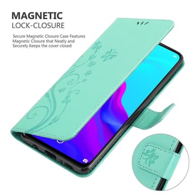 Huawei NOVA 4 Plånboksfodral Skal (Turkos)