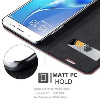 Samsung Galaxy J5 2015 Skal Fodral Case (Brun)