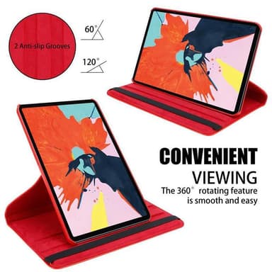 iPad PRO 2018 (12.9 tum) Skal Fodral Case (Röd)
