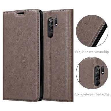 Xiaomi RedMi 9 Skal Fodral Case (Brun)
