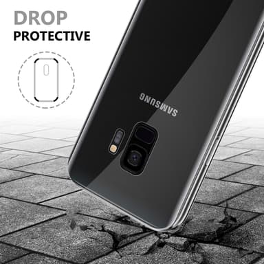 Skal Samsung Galaxy S9 Fodral Case (Transparent)
