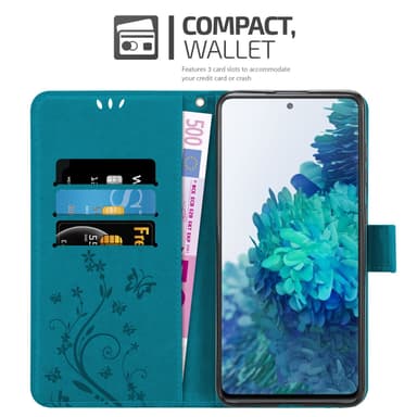 Samsung Galaxy S20 FE Plånboksfodral Skal (Blå)