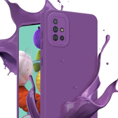 Samsung Galaxy A51 4G / M40s Skal Fodral Case (Lila)