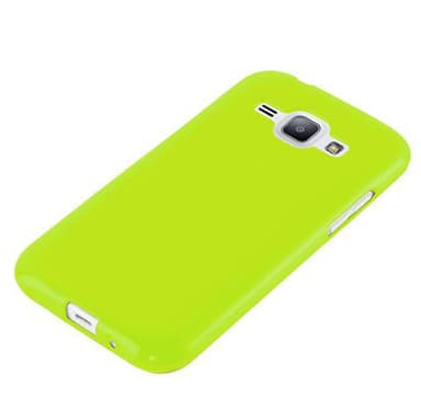 Samsung Galaxy J1 2015 Skal Fodral Case (Grön)